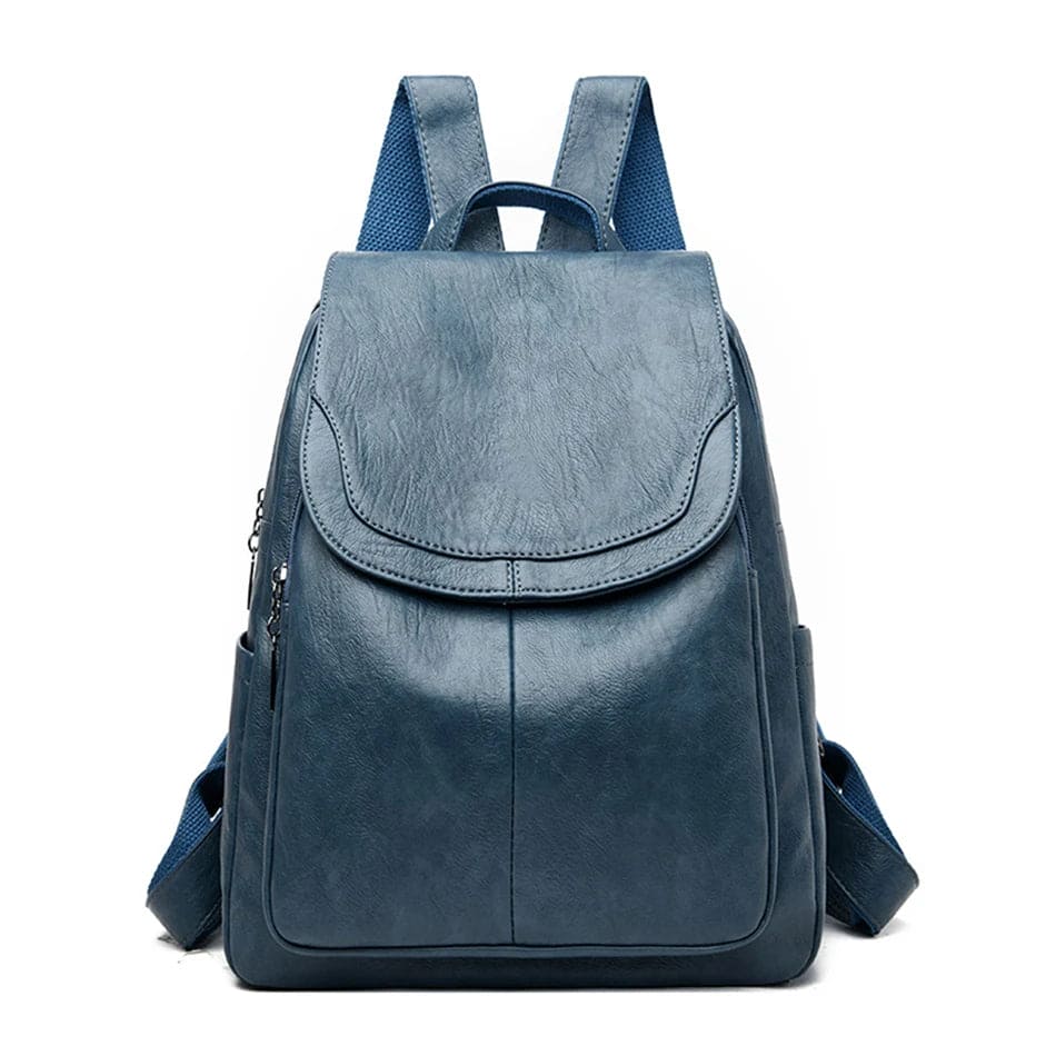 Eda | Mochila de Couro Antifurto