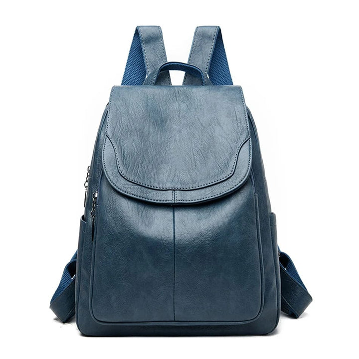 Eda | Mochila de Couro Antifurto
