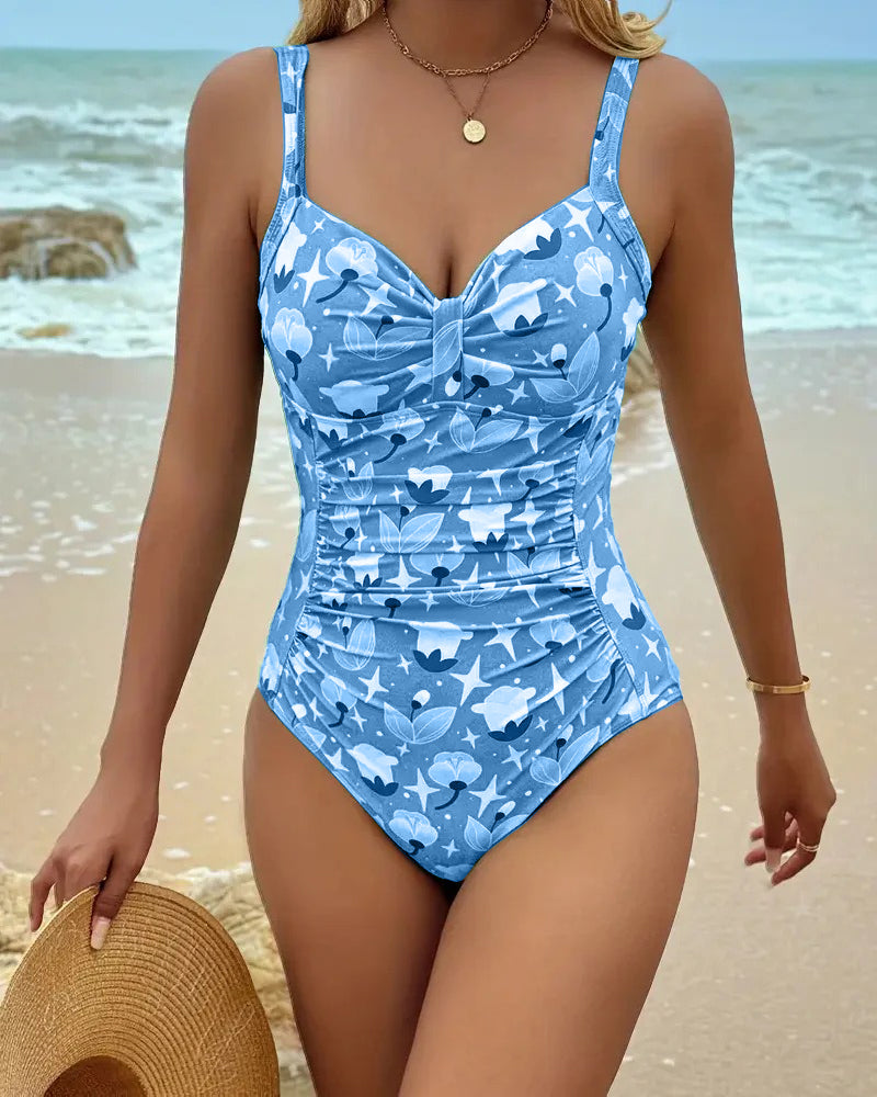 Frida | Bañador de una pieza con tirantes estampados