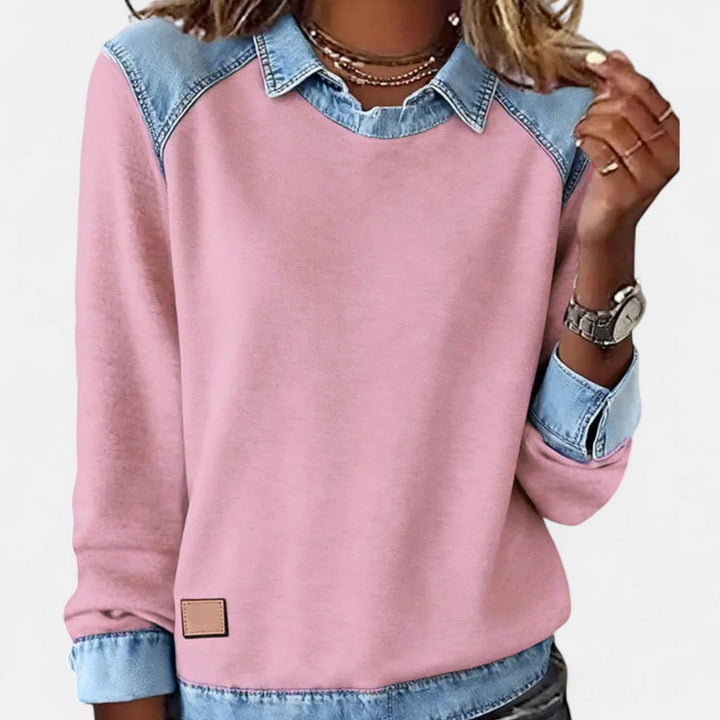 Modischer Langarmshirt