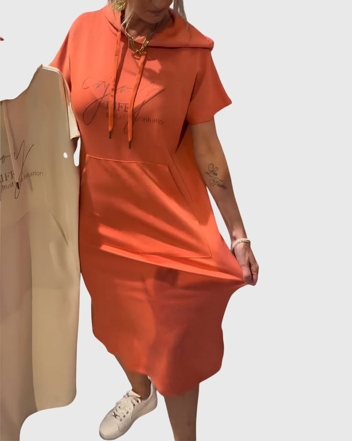 Marlowe™ | Vestido con capucha casual
