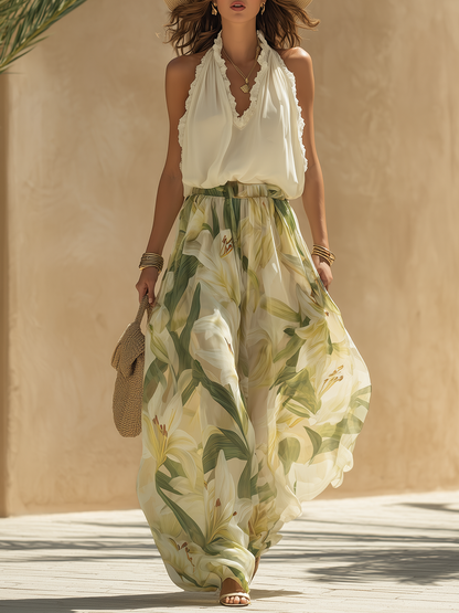 Lysa | Floral Flowing Two-Piece Set