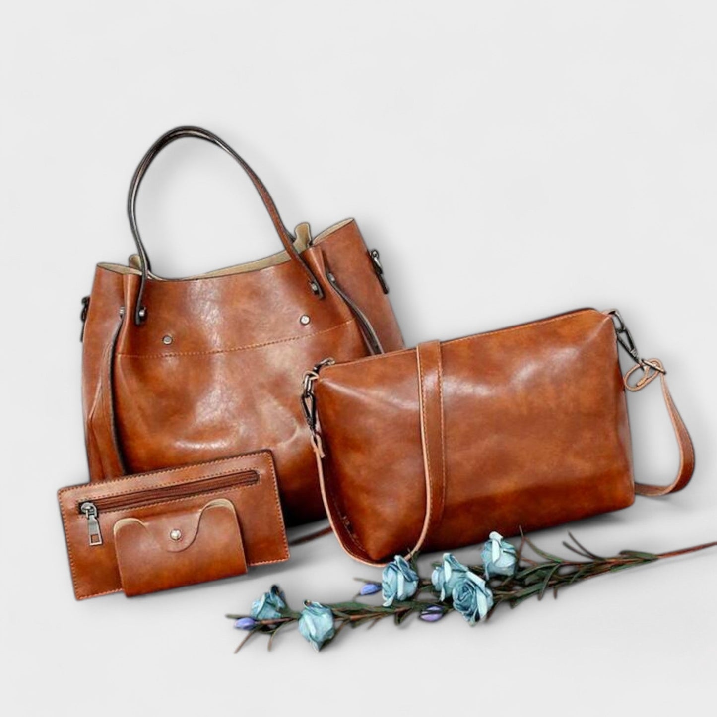 Olivia - Juego de 4 bolsos vintage