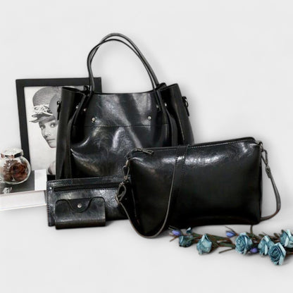 Olivia - Juego de 4 bolsos vintage