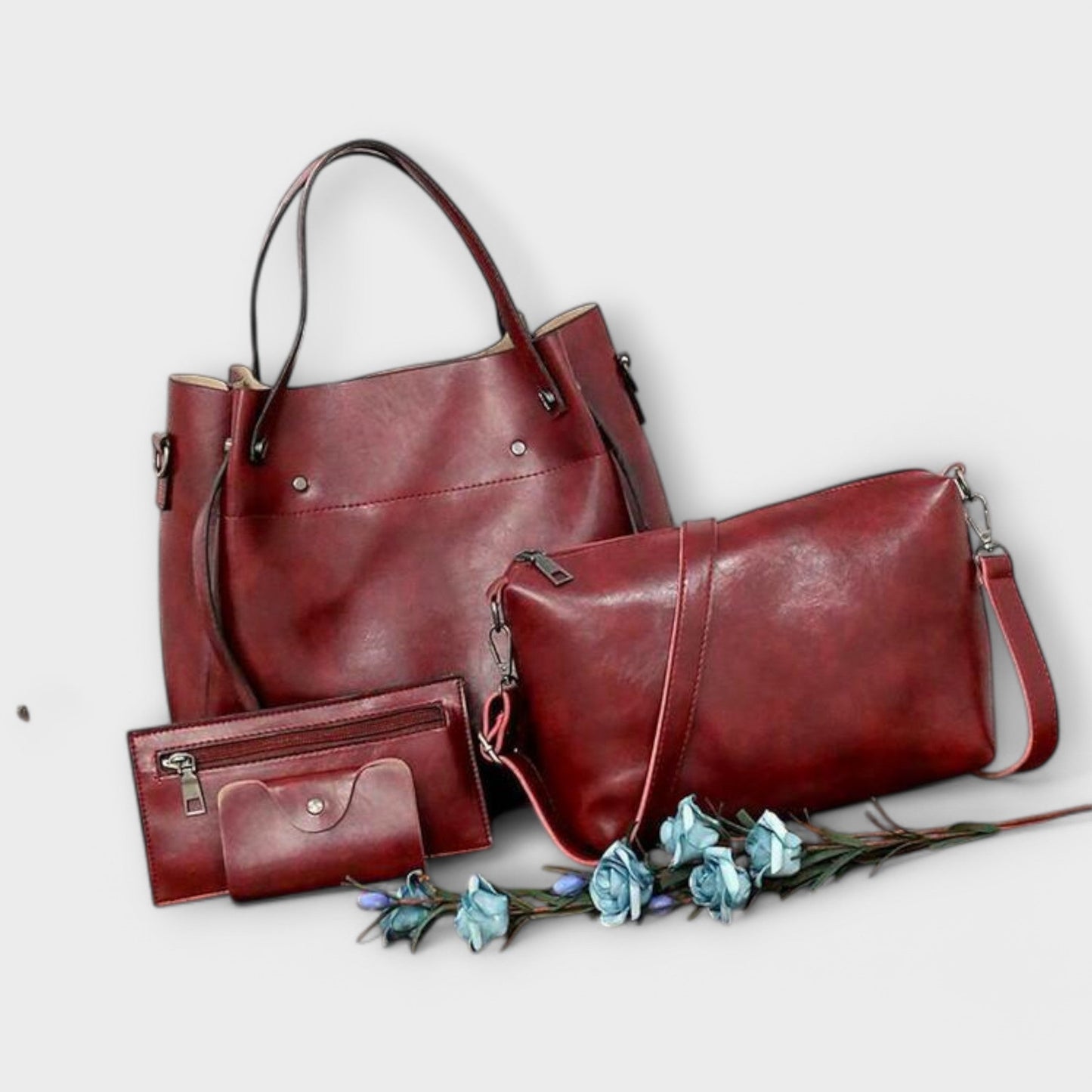 Olivia - Juego de 4 bolsos vintage