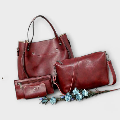 Olivia - Juego de 4 bolsos vintage