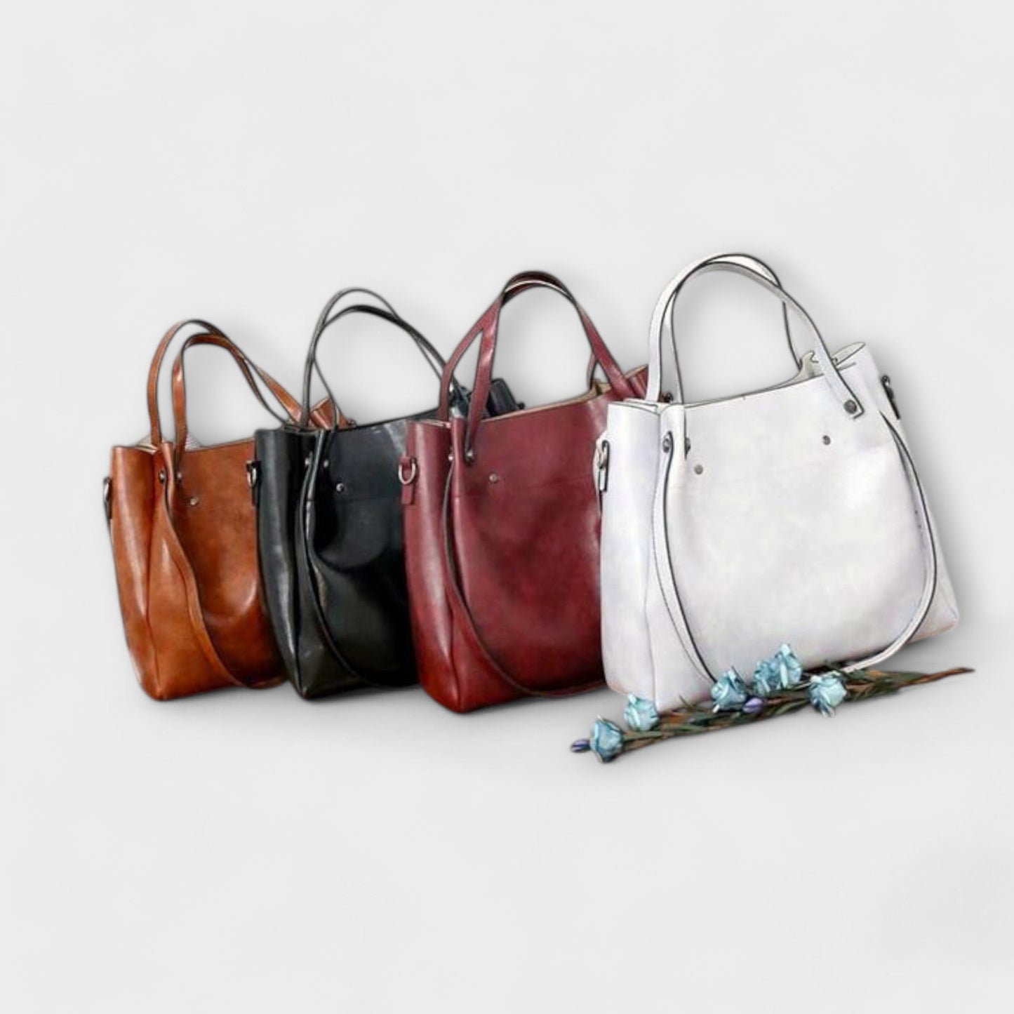 Olivia - Juego de 4 bolsos vintage