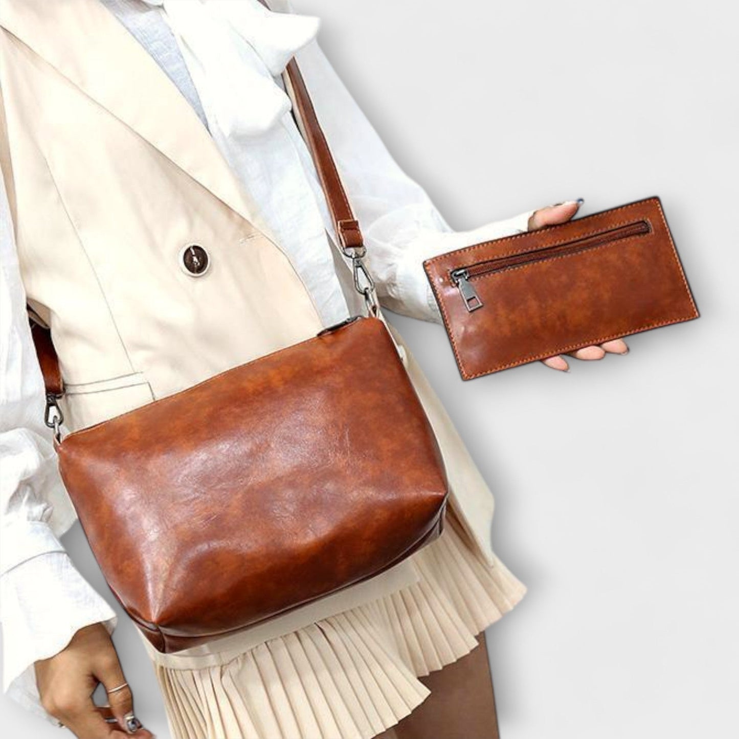 Olivia - Juego de 4 bolsos vintage