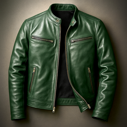 Herman | Vintage Leather Jacket for Men - All-Day Comfort