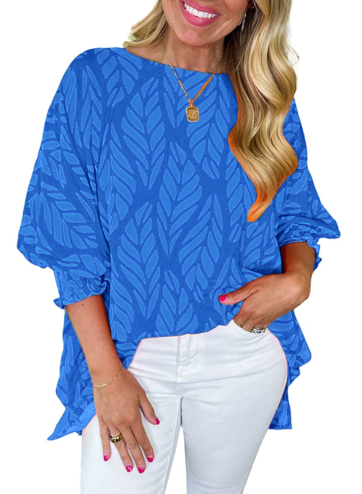 Risa | Blusa con mangas abullonadas