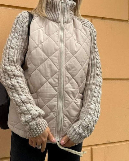 Victoria | Chaqueta elegante de punto y fusión