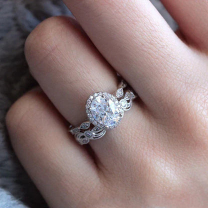 Adelina Corsaglia-ring | Hvidguld