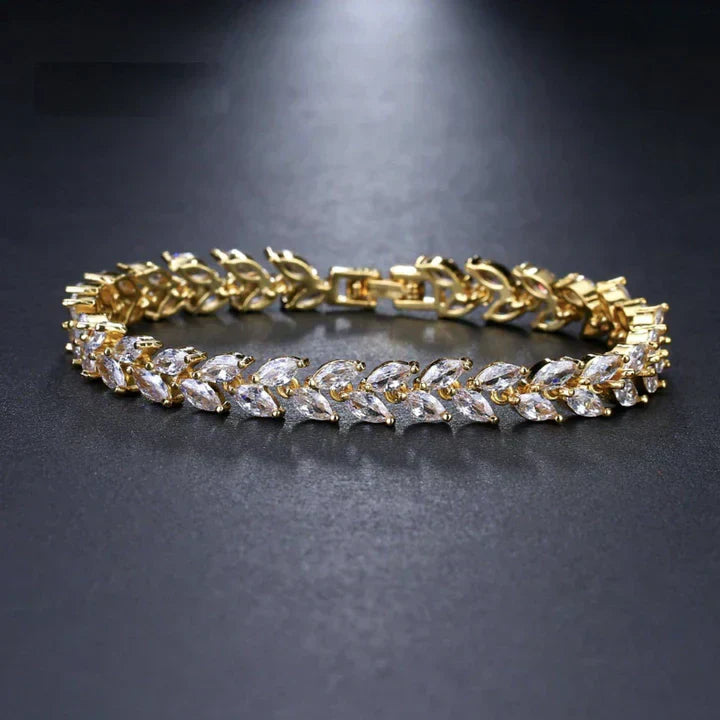 Nemorina Foliora Armband | Weißgold