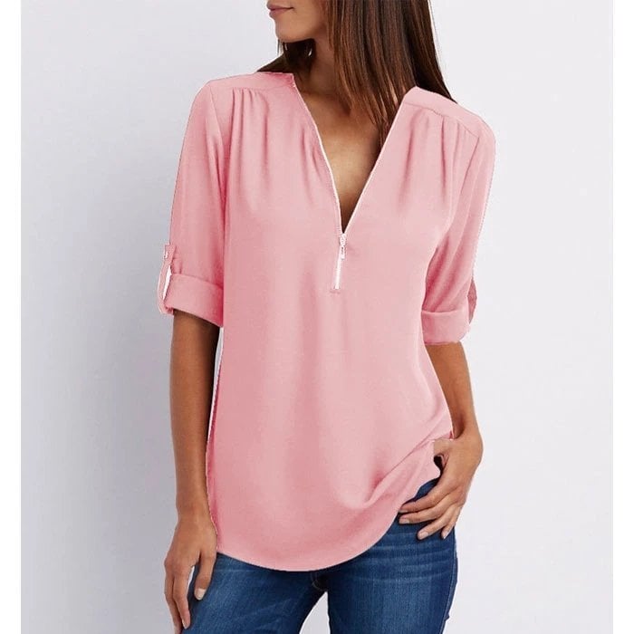 Gwen | Blusa Chique com Zíper