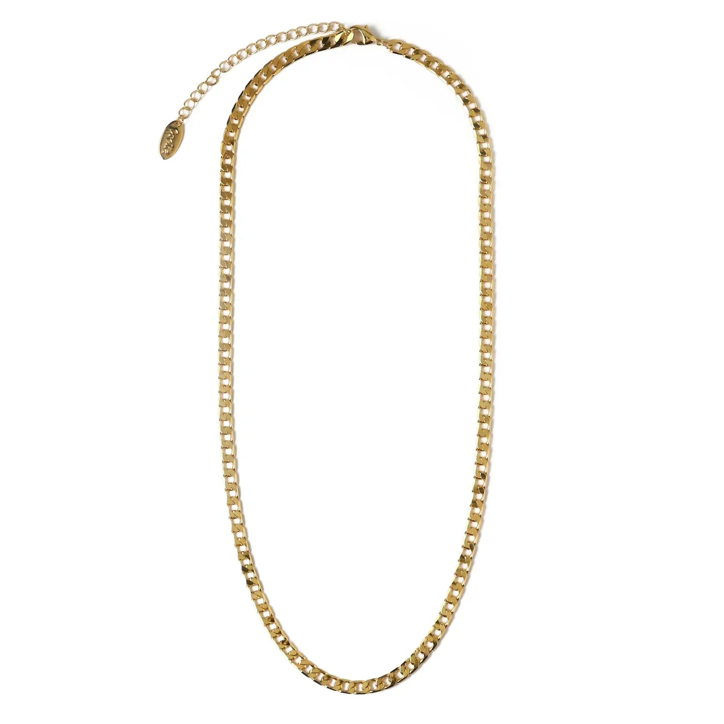 Colar de Corrente Groumette Plana | Dourado