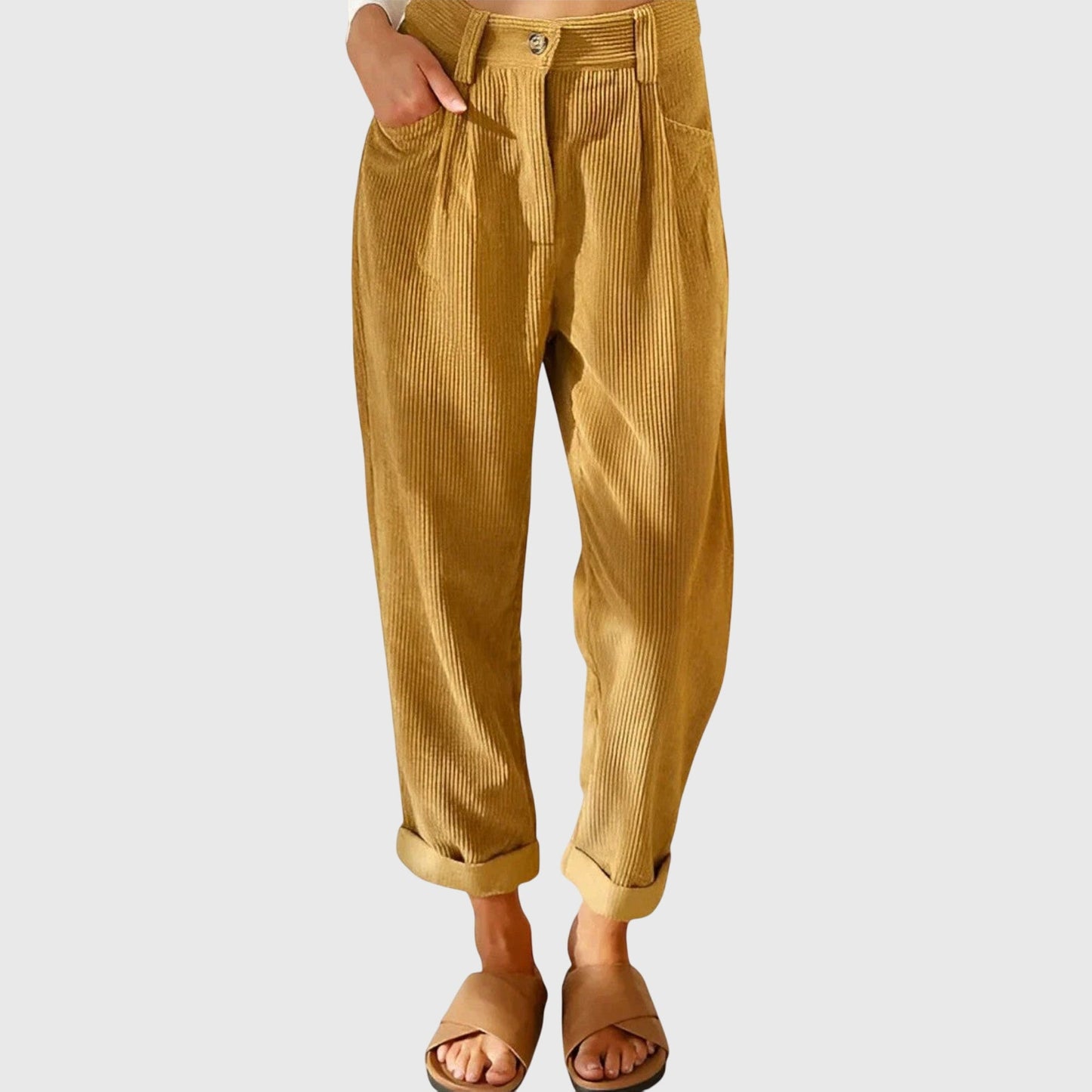 Jana - Pantalones Modernos de Cuerda