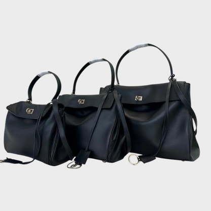 Libby | Minimalistische luxuriöse Handtasche aus weichem Leder