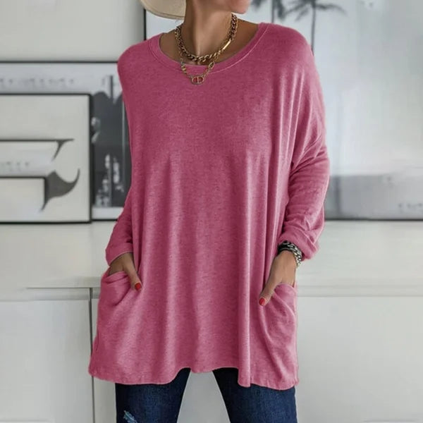 Moira | Blusa de Manga Longa Relaxada