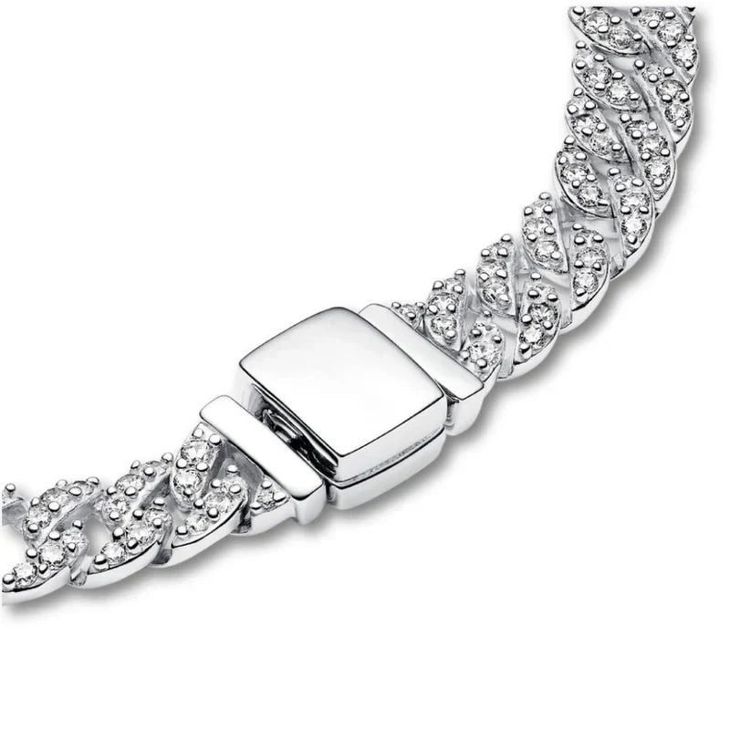 Pulseira de Moissanita Cubana