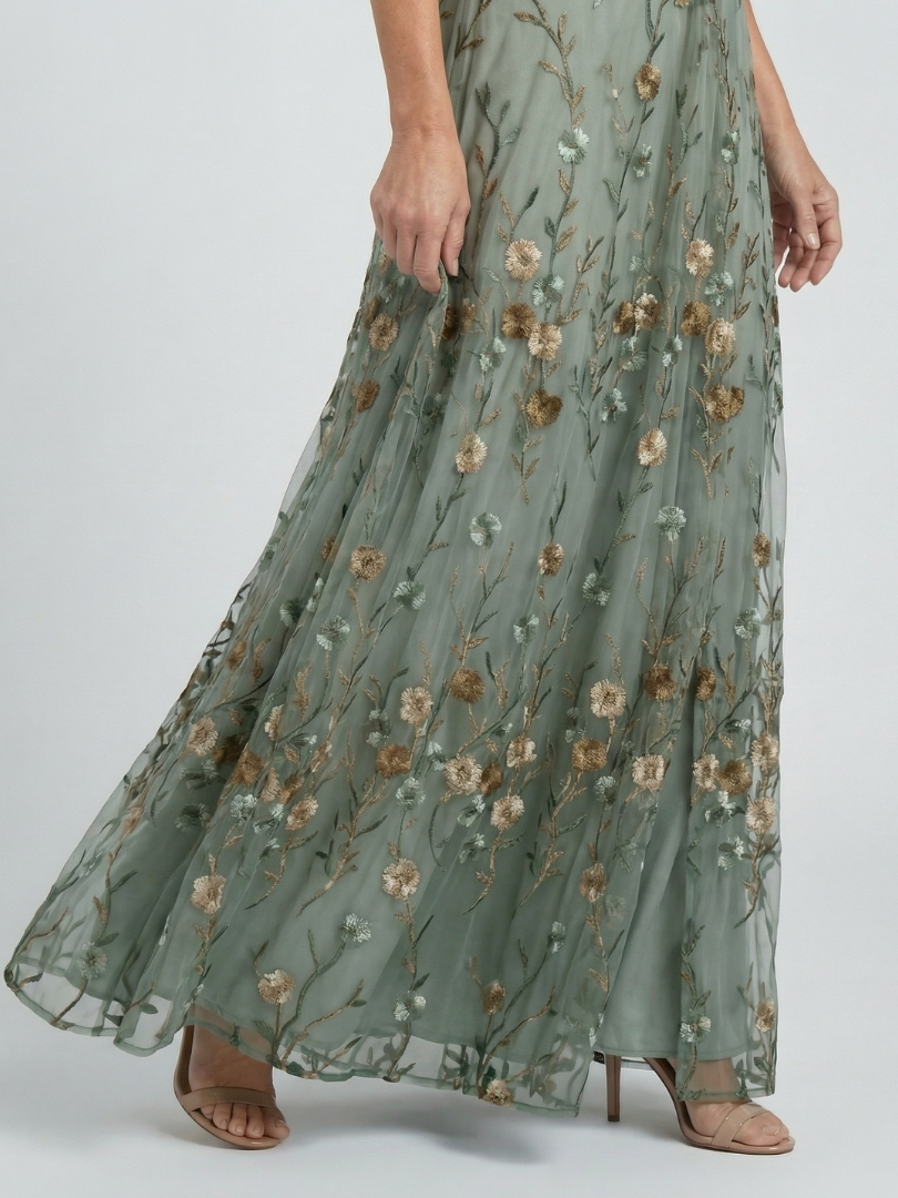 Selora | Halter Bloom Flow Maxi Kjole