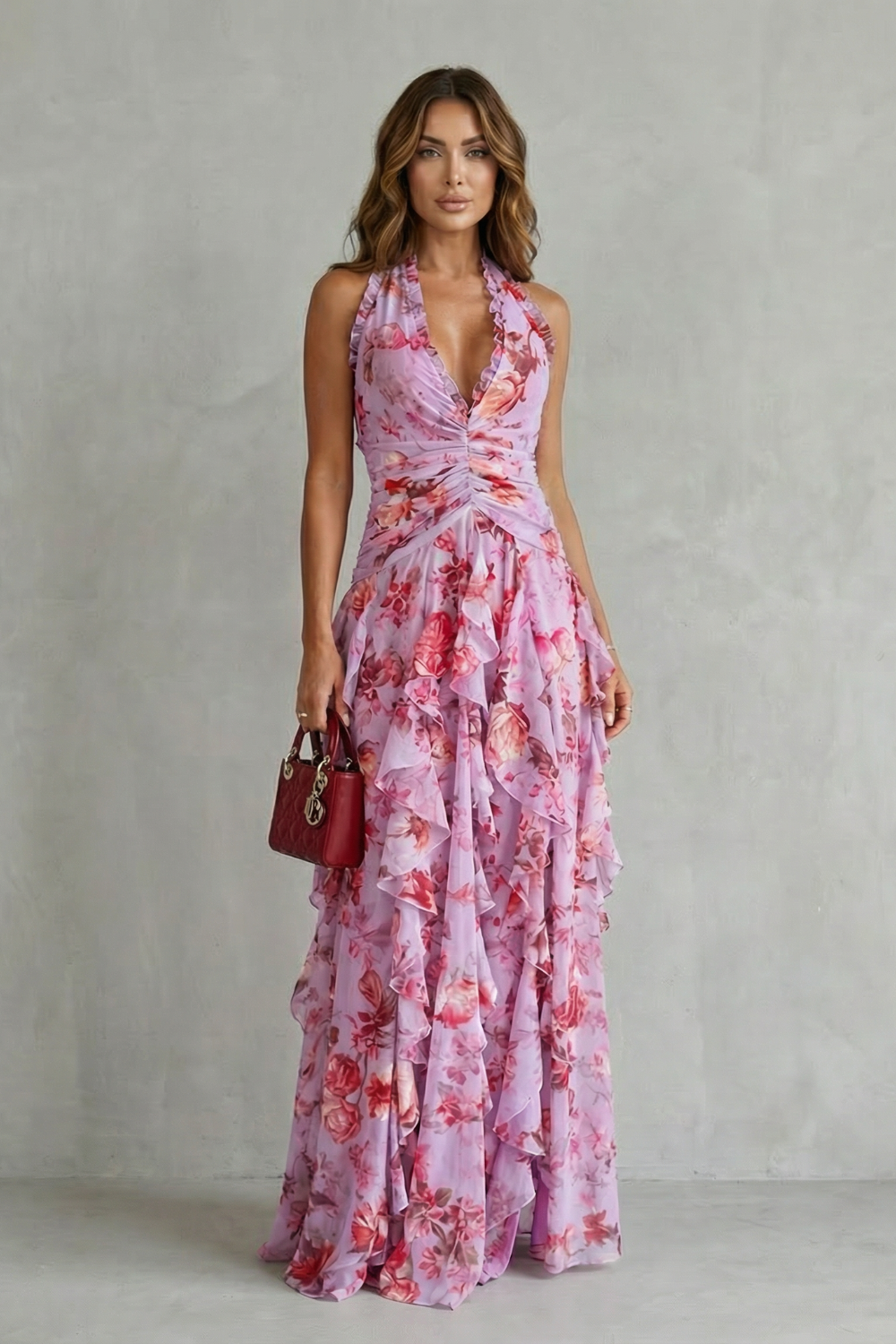 Belladina | Halter Maxi Dress