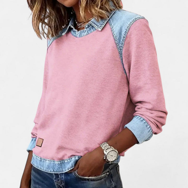 Modischer Langarmshirt