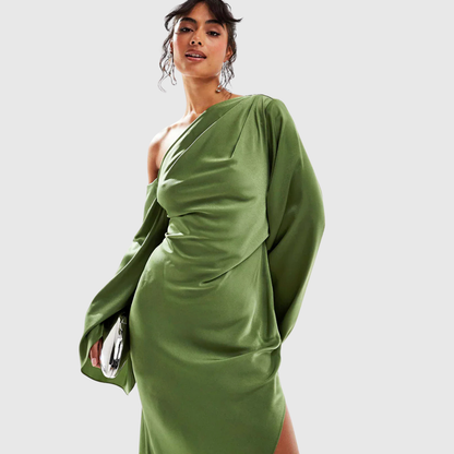 ROSALINE | SATIN FLOW MAXIKJOLE