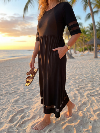Vera | Evening Ease Midi-kjole