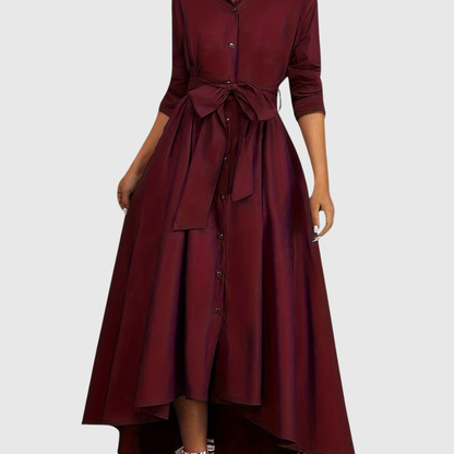 LIVIENNE | Elegant maxikjole med knapper foran