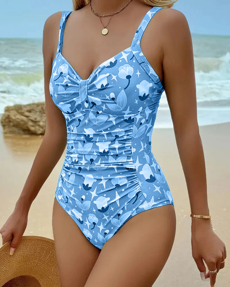 Frida | Bañador de una pieza con tirantes estampados