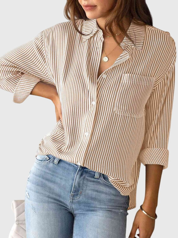 Ariana™ | Camisa con cuello con solapa
