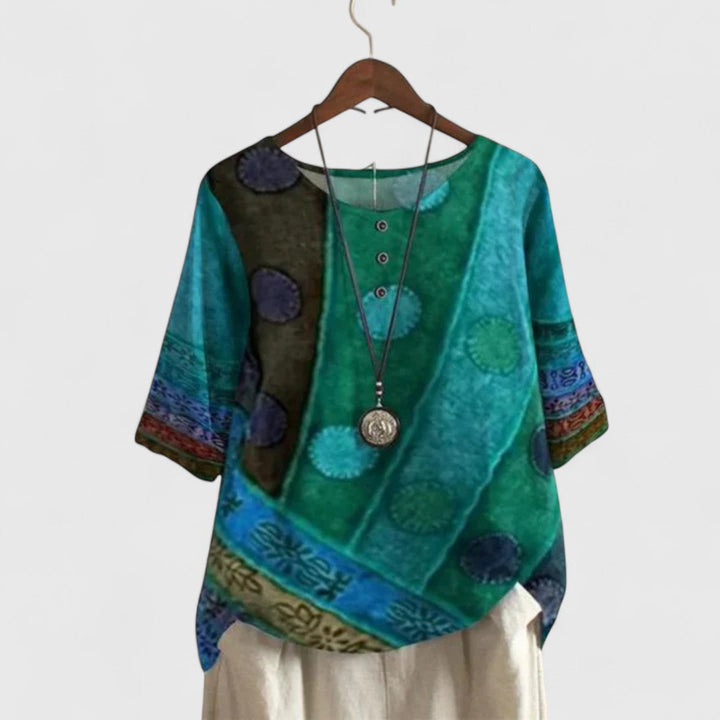 Auralie | Blusa Bohemia Elegante