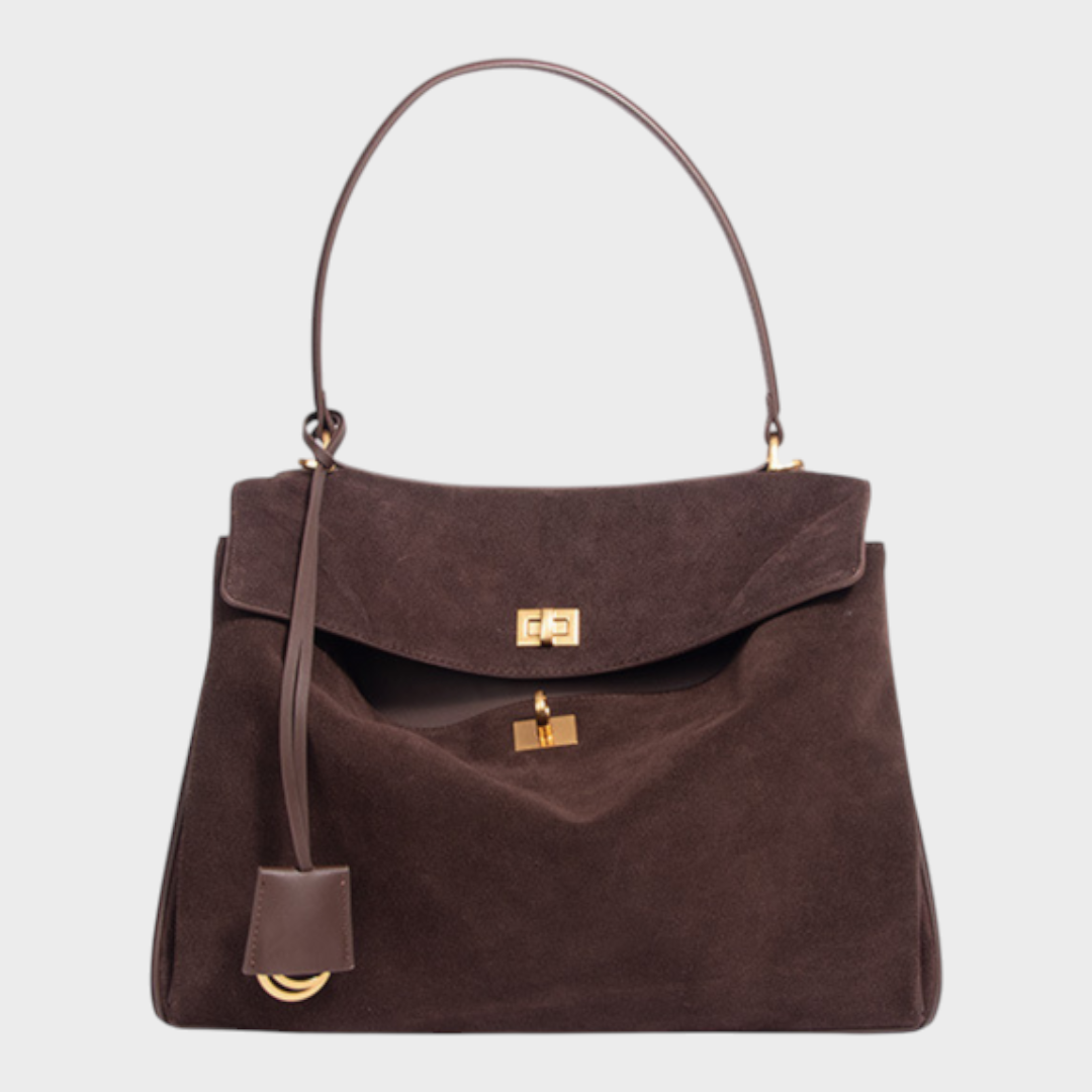 Libby | Minimalistische luxuriöse Handtasche aus weichem Leder