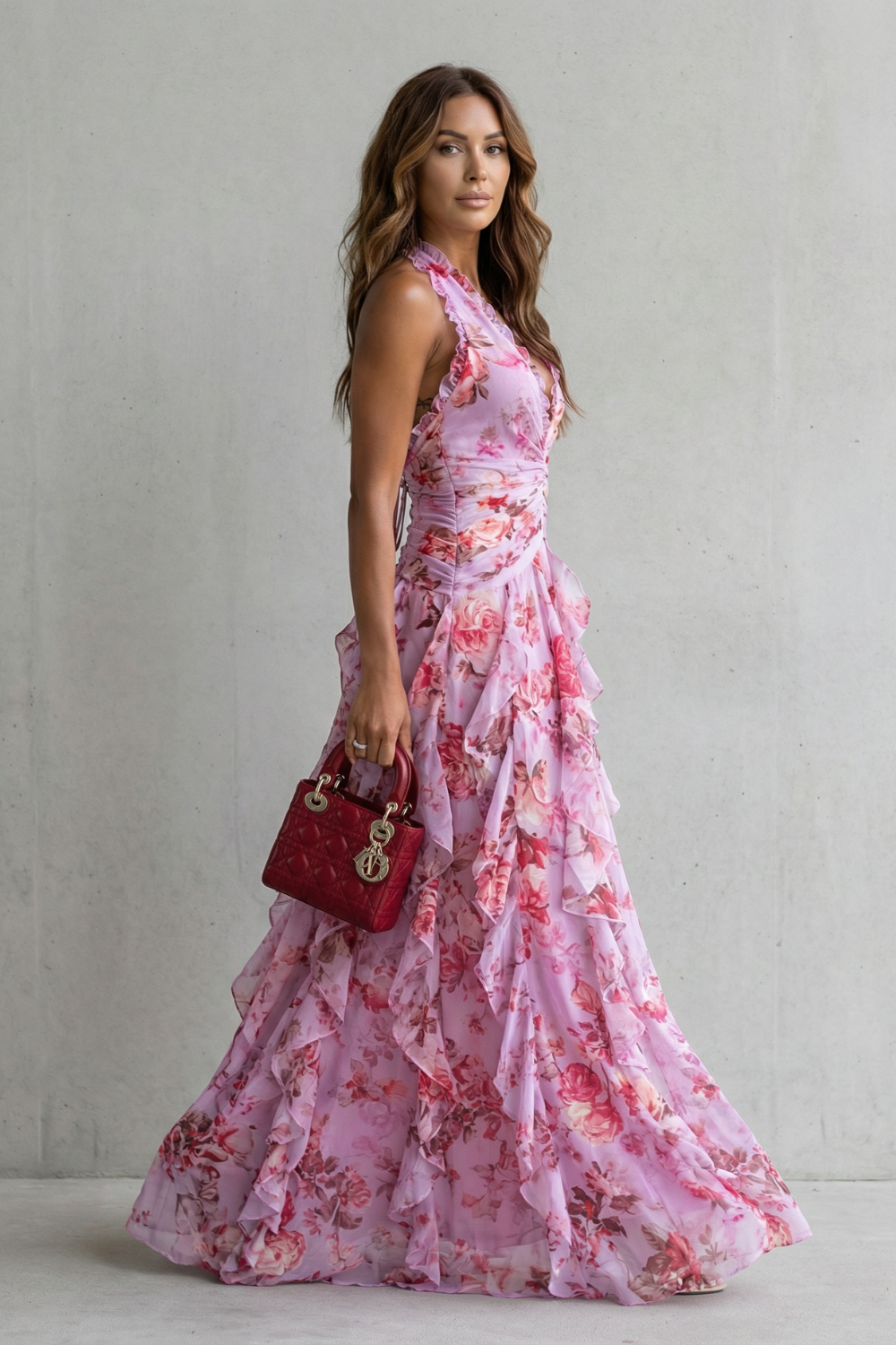 Belladina | Halter Maxi Dress