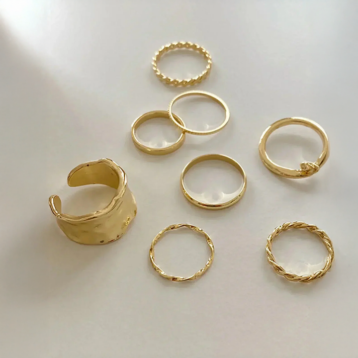 Lorienna | Juego de Anillos Minimalistas y Elegantes