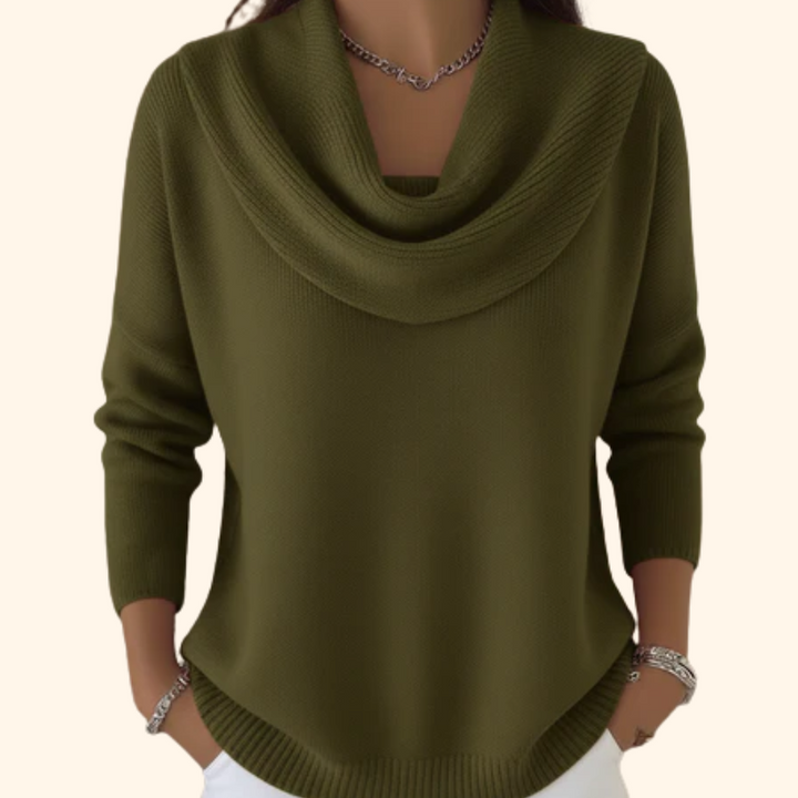Vionne | Sweater med krave