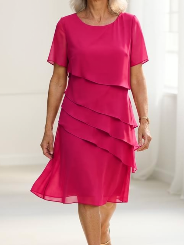 Linda | Elegant Komfort Ruffle Kjole