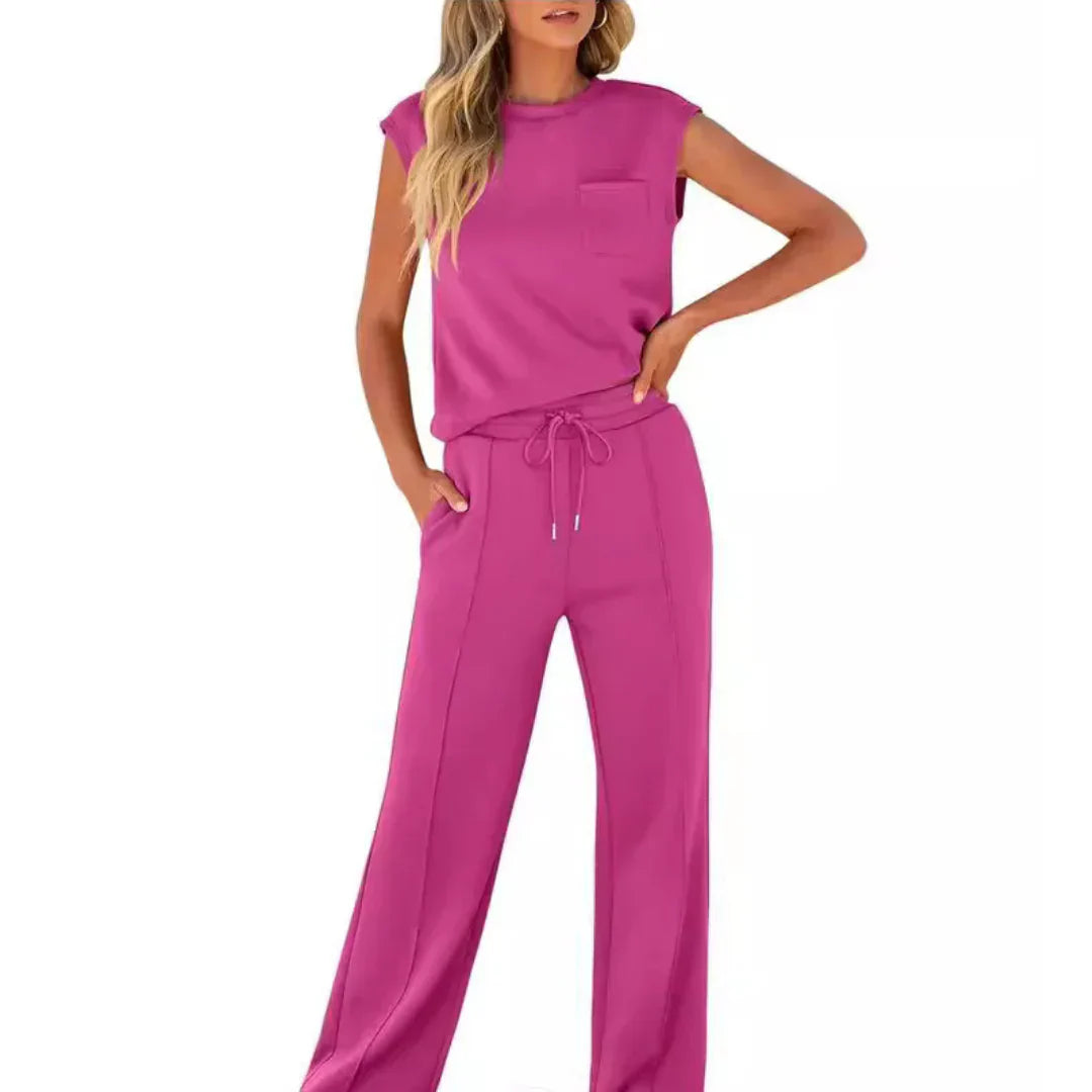 ELLE | Conjunto casual suave para verano