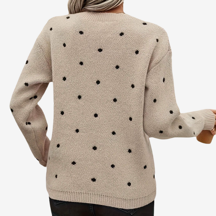 Suéter elegante Aveline™ con lunares