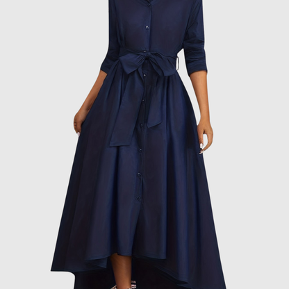 LIVIENNE | Elegant maxikjole med knapper foran