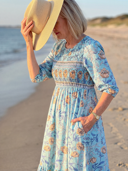 Halia | Meadow Gather Midi-kjole