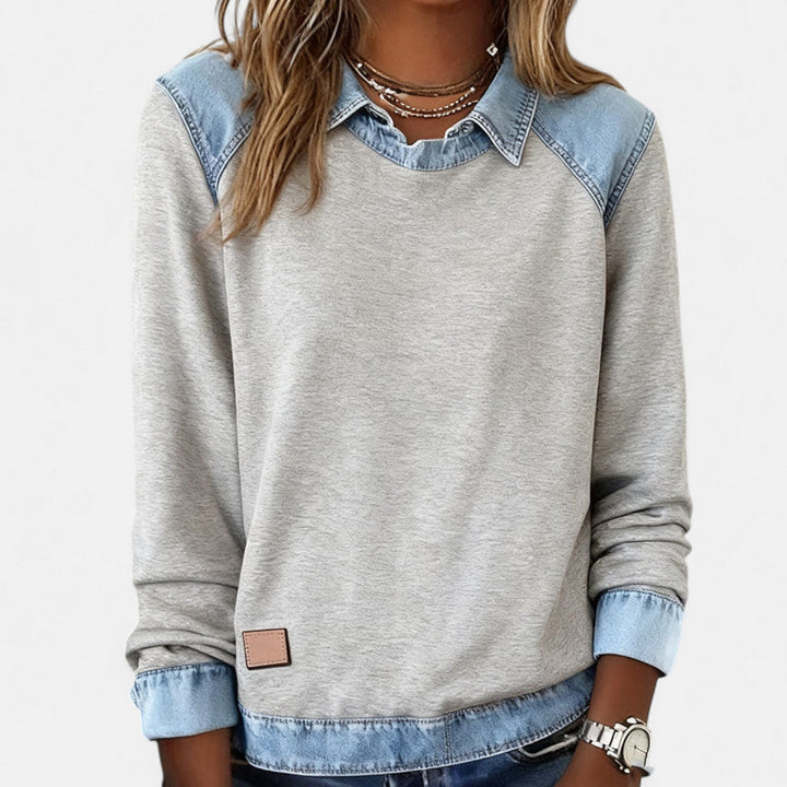 Modischer Langarmshirt