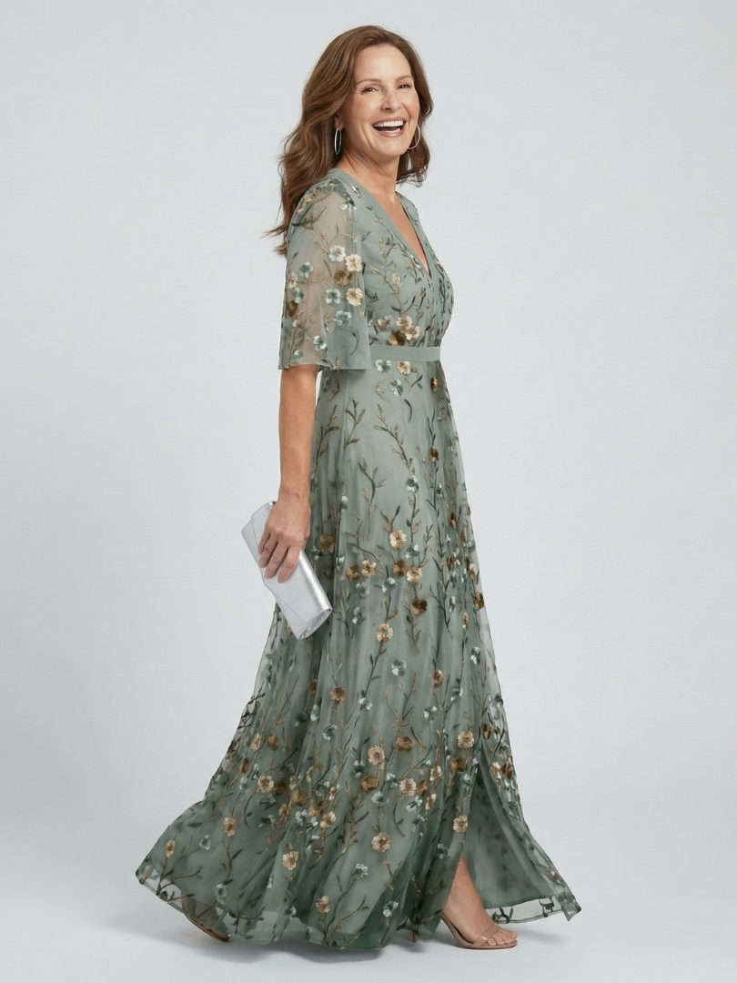 Selora | Halter Bloom Flow Maxi Kjole