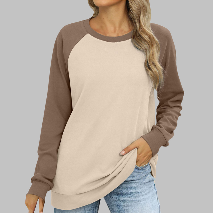 LHANTEL™ - Sudadera casual de manga larga con cuello redondo