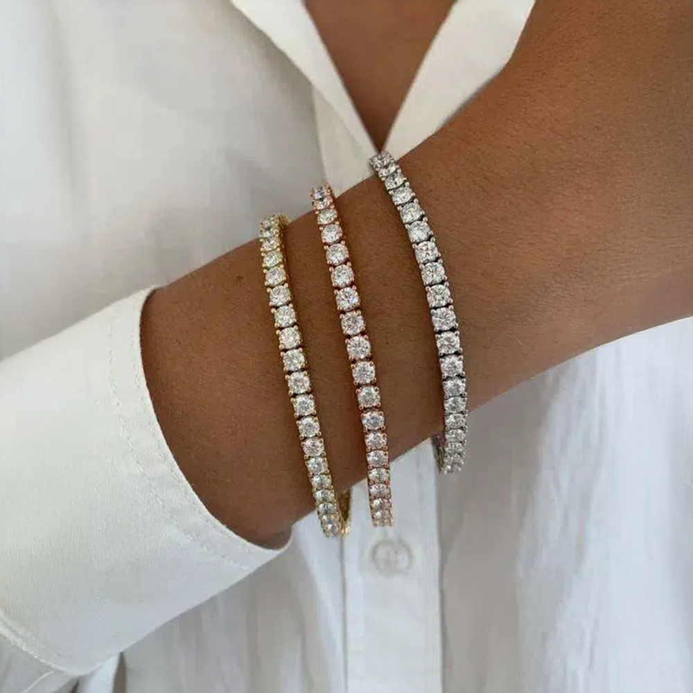 Belvaïa | Pulseira de Tênis com Design Atemporal