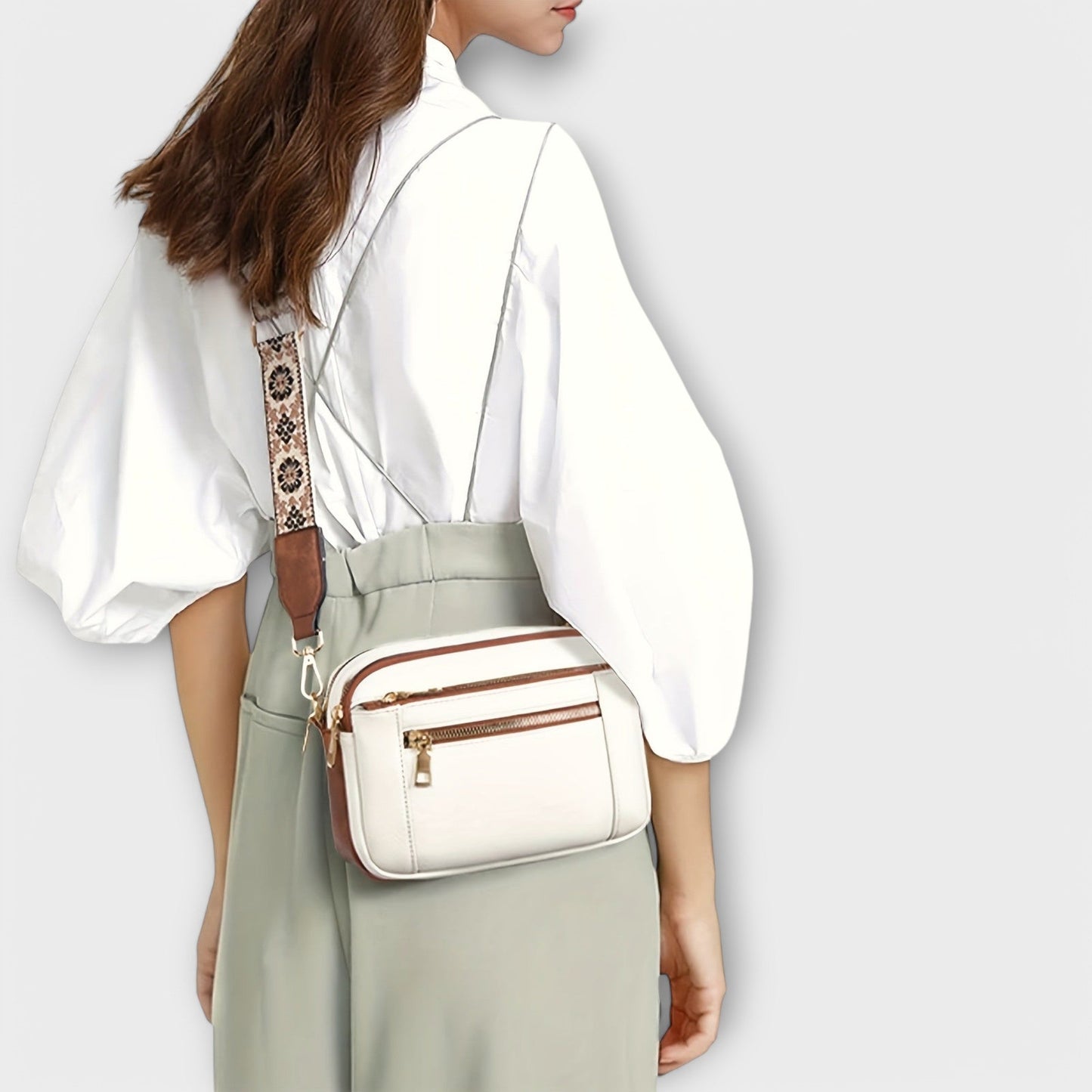 Elain - bolso bandolera de cuero vegano