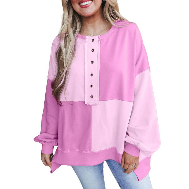 VICTORIA™ - Blusa Casual de Manga Longa com Gola Careca para Looks Diários