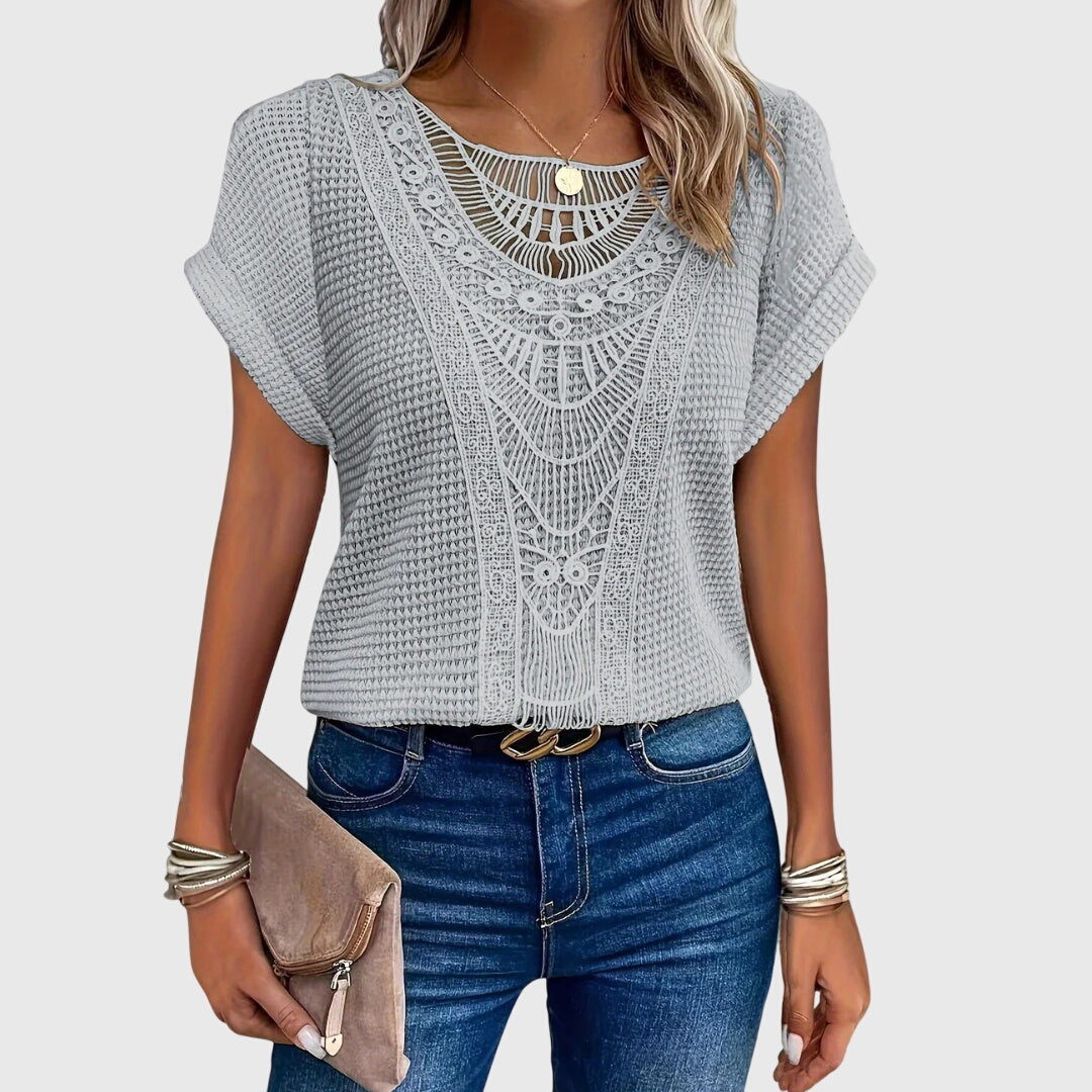 Pearl™ | Blusa elegante estilo Ibiza