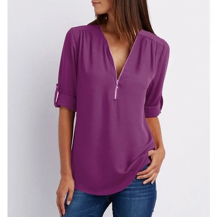 Gwen | Blusa Chique com Zíper