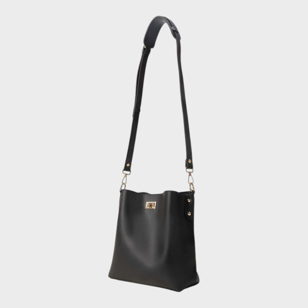 Quennie | Sort bucket-taske IBS-BKB25-002
